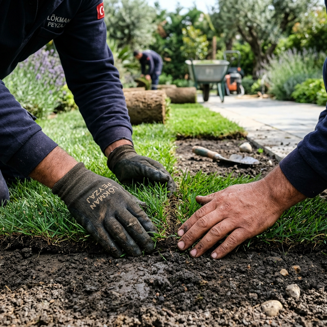 Hazır Çim Serimi ve Toprak Hazırlığı